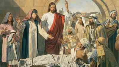 Gesù e la risurrezione di Lazzaro